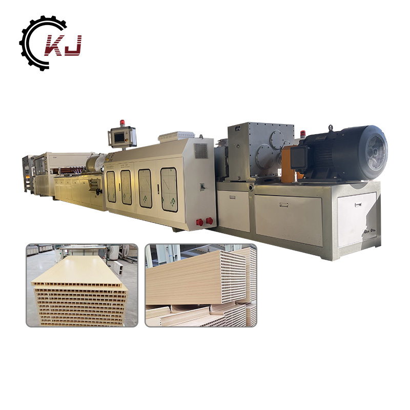 Plastik PVC Kayu WPC Door Panel Making Machine